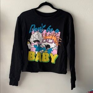 Rugrats cropped sweatshirt